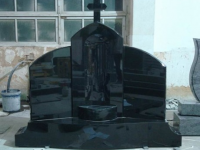 Ireland Shanxi Black Granite Headstone