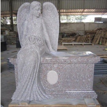China G617 Granite Angel Headstones
