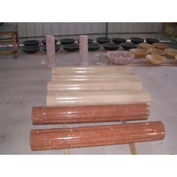 Red Marble Columns & Pillars for Building