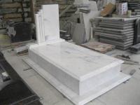 White Marble Hungary Tombstone