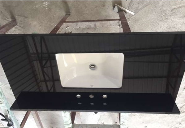 Shanxi Black Granite Bathroom Vanity Top
