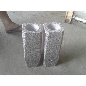 China Grey G623 Granite Square Vase