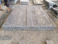 Spray White Tombstones Slovakia Granite Gravestones