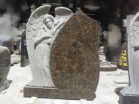 Heart shaped angel beautiful granite tombstone and monument