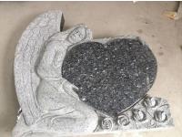 America Style Granite Tombstone angel Sculpture Design for sale