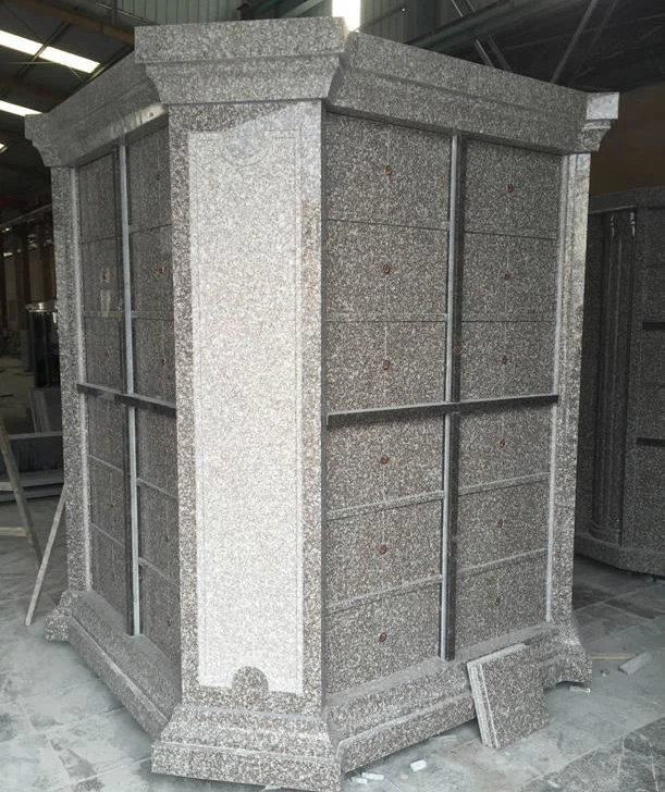 G664 Brown Granite Columbarium Funeral Monument